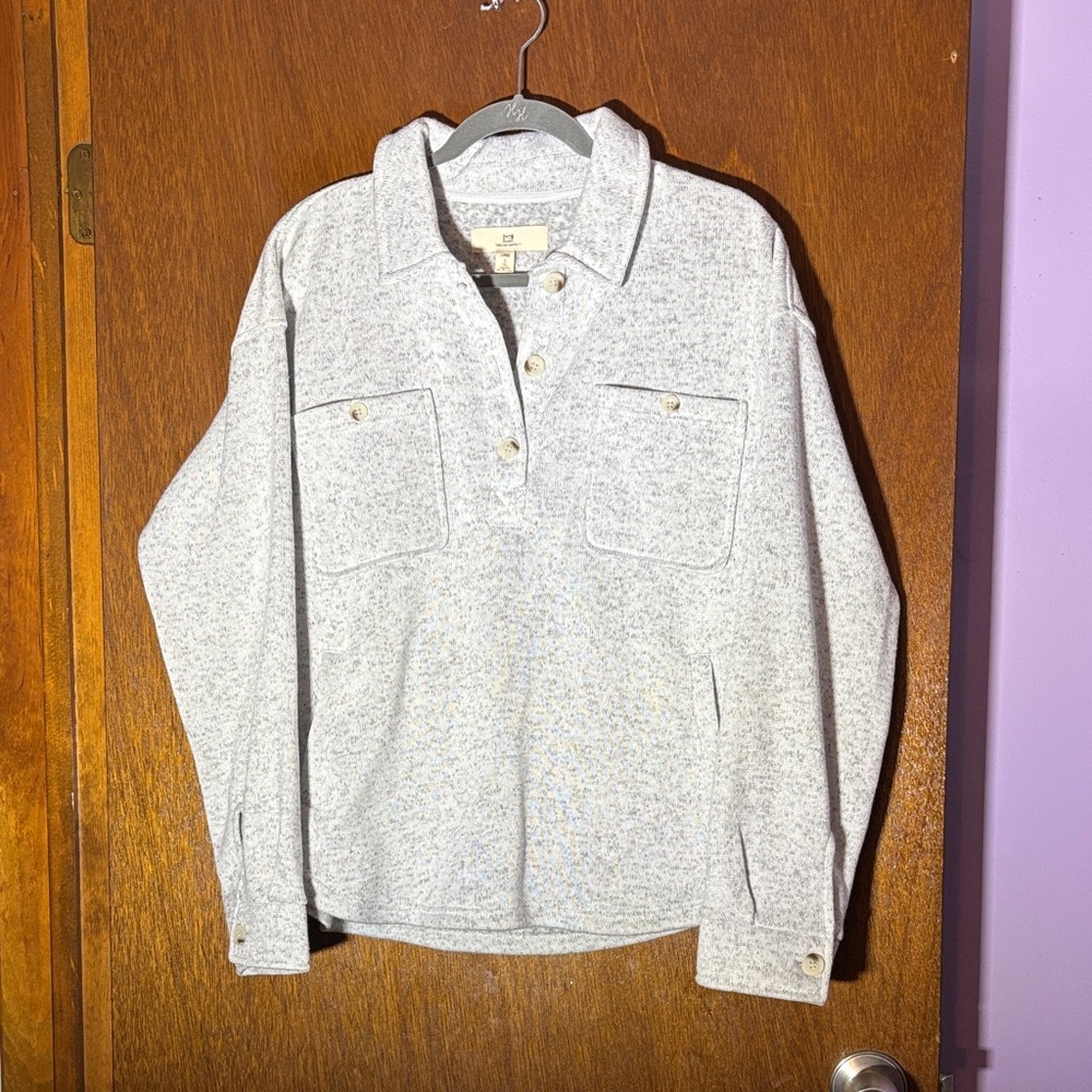 NWOT Thread & Supply Heather Gray Knit Cardigan